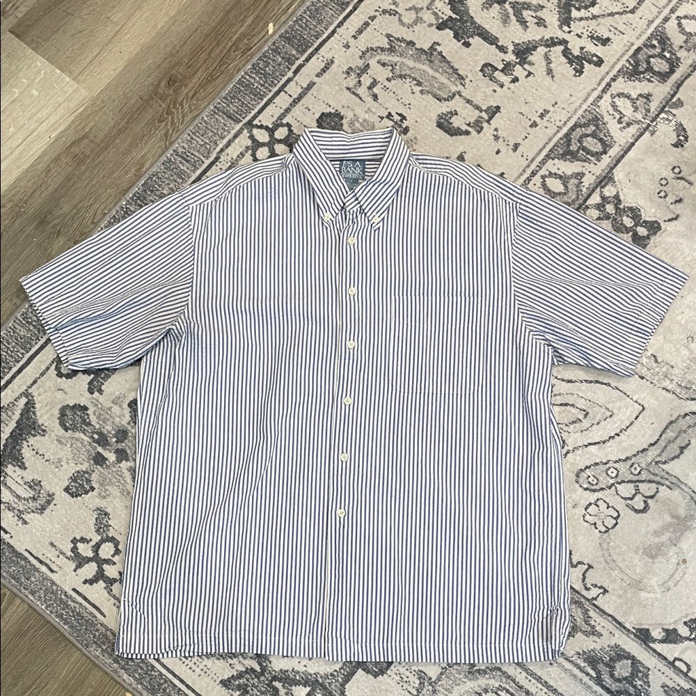 Jos. A. Bank Seersucker Button Shirt